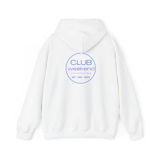 Club Weekend Blue Logo Hoodie Sweatshirt